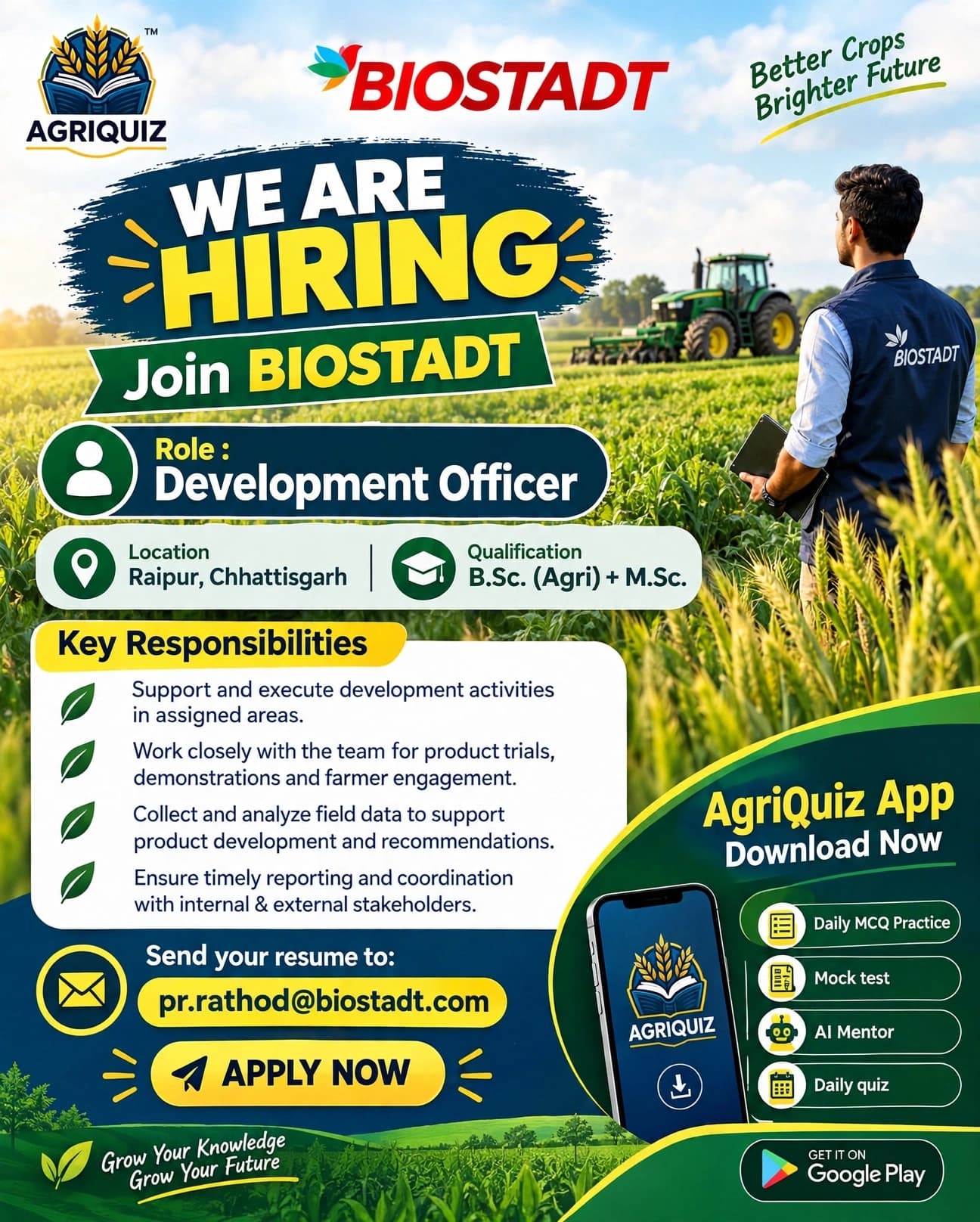 Biostadt is hiring